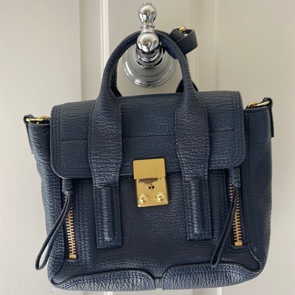 Phillip Lim Pashli Mini Satchel, Navy